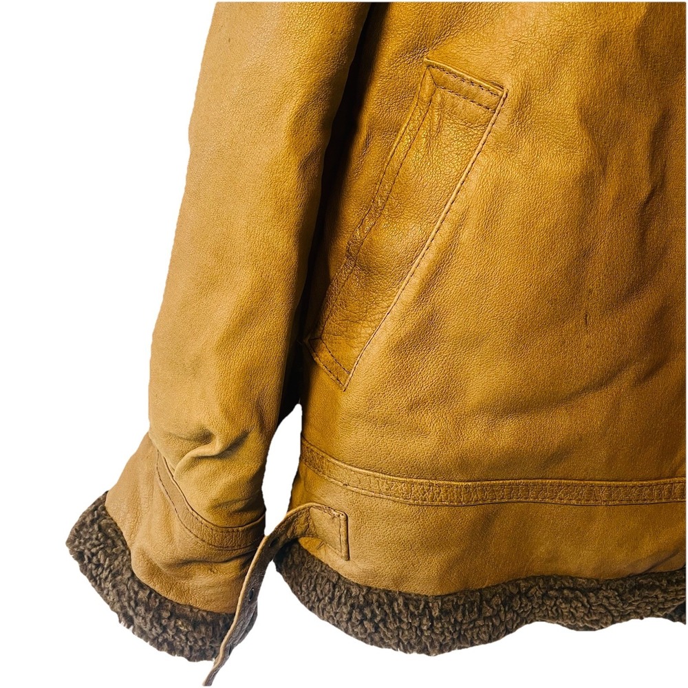 Vintage WILDA Genuine Leather Mens XXL Bomber /Aviator / Streetwear Jacket - Picture 2 of 14